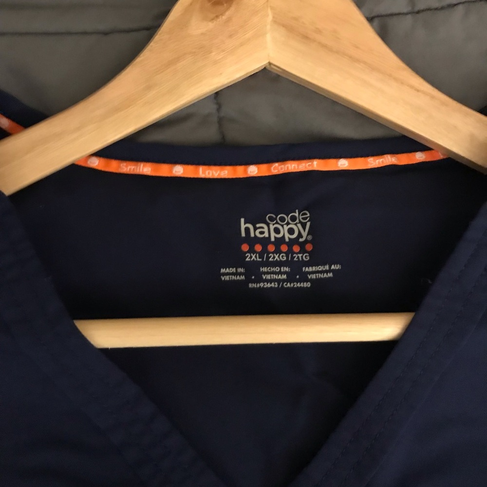 Code Happy Scrub Top - Picture 4 of 4